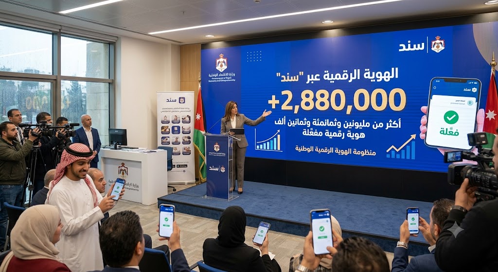 أكثر من 2.88 مليون هوية رقمية مفعَّلة عبر تطبيق "سند"
