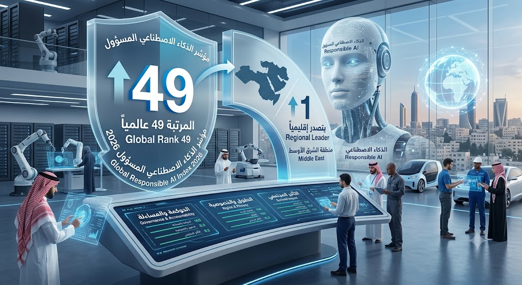 الأردن يتصدر إقليمياً ويحتل المرتبة 49 عالمياً في مؤشر الذكاء الاصطناعي المسؤول 2026