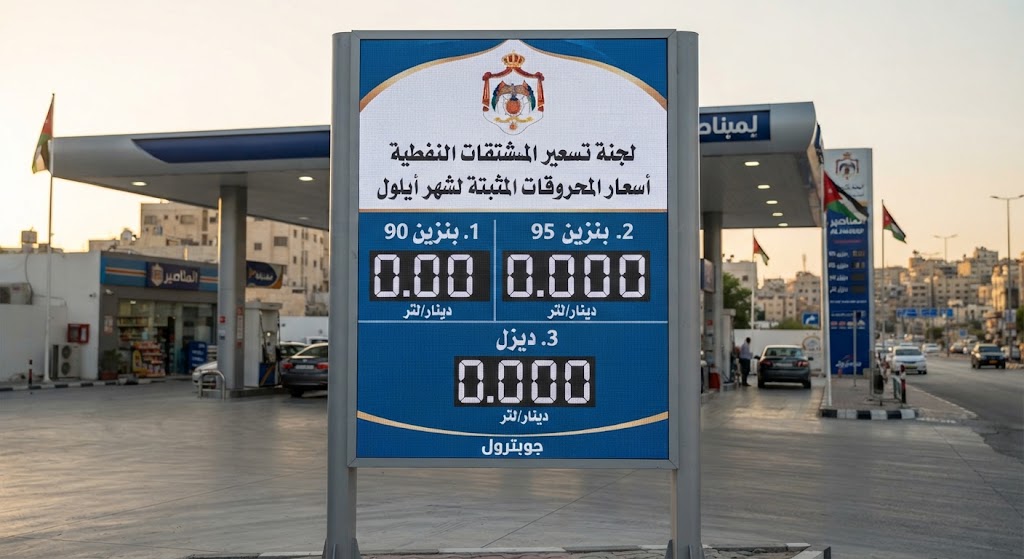 الحكومة الأردنية تُثبّت أسعار المحروقات لشهر أيلول وتكشف عن أعباء الدعم