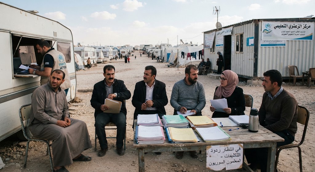 تكليفات معلمي مخيم الزعتري تتأخر عشرة أيام دون إجابات واضحة