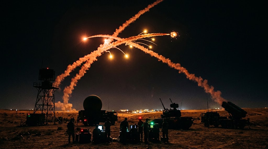 الجيش العربي يُسقط 13 صاروخاً إيرانياً اخترقت الأجواء الأردنية